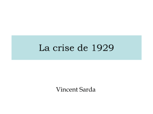 La crise de 1929 - Jean Pisani