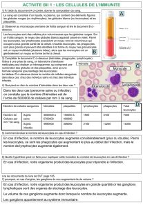 activite bii 1 : les cellules de l`immunite - E