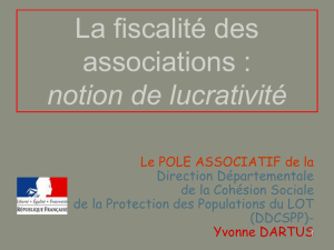 Fiscalite_associative - Services de l`Etat dans le Lot