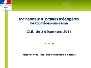 Action de l`inspection en 2011 - DRIEE Ile-de