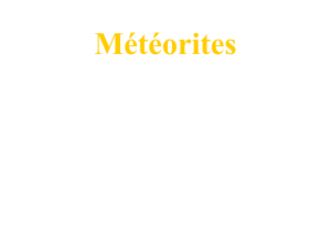 Météorites