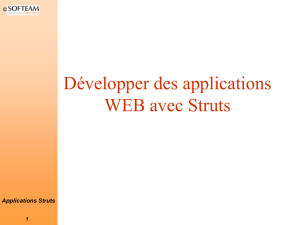 Développer des applications WEB avec Struts
