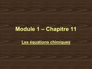 + H 2 - Chimie 11