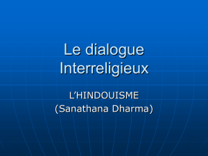 Le dialogue Interreligieux - ere