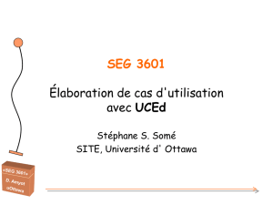 SEG 3601 Élaboration de cas d`utilisations avec UCEd