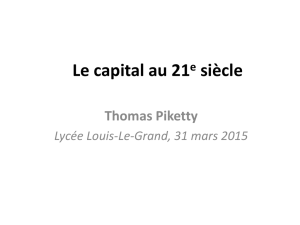 Thomas Piketty Academic year 2013-2014