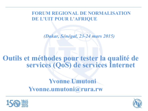 La qualité de services (QOS)