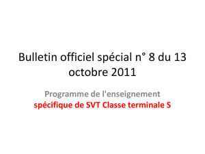 Bulletin officiel spécial n° 8 du 13 octobre 2011