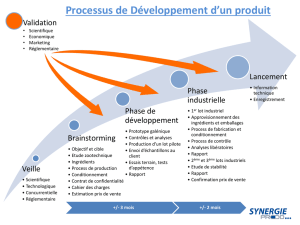 Processus de Développement d`un produit