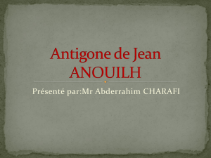 Antigone de Jean ANOUILH