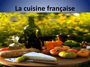 La cuisine francaise