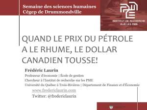 Diapositive 1 - Frédéric Laurin