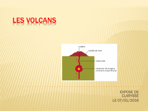 Exposé Clarysse les volcans - Ecole d`Enquin sur Baillons