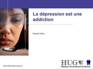 La dépression est une addiction