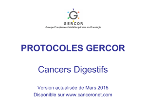 cancers digestifs protocoles gercor