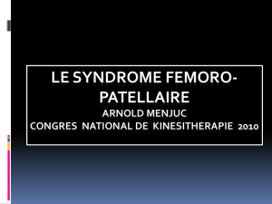 syndrome_f_moro_patellaire_le syndrome femoro