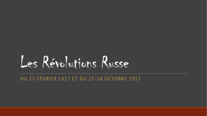 Les Révolutions Russe