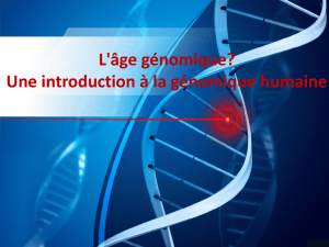 L`âge génomique?
