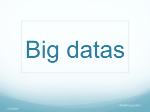 Données de santé: du big data à l`open data?
