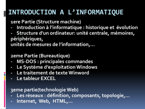 Introduction a l`informatique