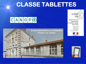 Classe tablettes