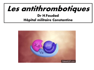 Antithrombotiques