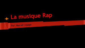La musique Rap