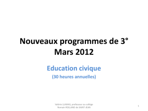 Education civique - La Défense ()