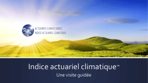 visite guidée intégrale - Actuaries Climate Index