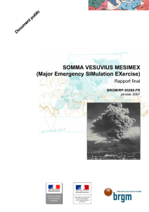Somma Vesuvius Mesimex (Major Emergency SIMulation EXercise).