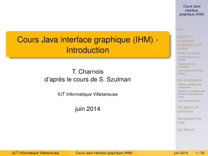 Cours Java interface graphique (IHM) - Introduction