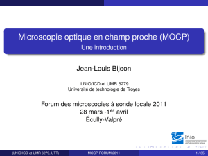 Microscopie optique en champ proche (MOCP)