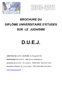 brochure duej 2010-2011 - Université Paris 1 Panthéon