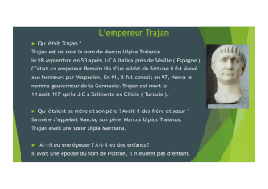 L`empereur Trajan