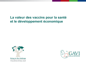 La valeur des vaccins pour la santé et le développement économique