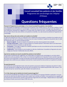 Questions fréquentes - The Ottawa Hospital