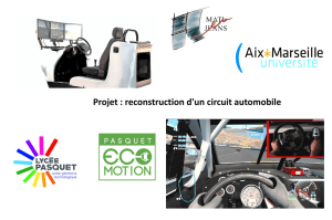 Projet : reconstruction d`un circuit automobile