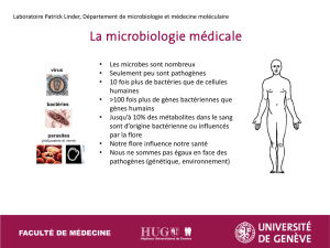 La microbiologie médicale