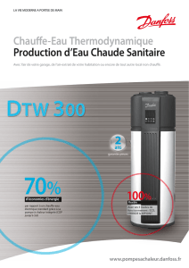 Chauffe-Eau Thermodynamique Production d`Eau Chaude Sanitaire