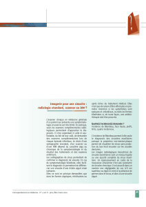 Imagerie pour une sinusite : radiologie standard, scanner ou IRM ?