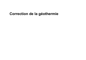 correction geothermie