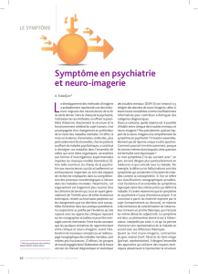 Symptôme en psychiatrie et neuro-imagerie
