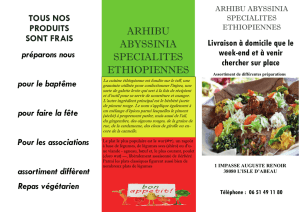 arhibu abyssinia specialites ethiopiennes - amitie franco