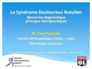 diu sport_ lyon_ syndrome douloureux rotulien_dr fournier