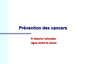 Prévention des cancers