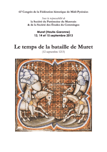 Le temps de la bataille de Muret - Midi