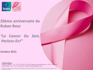 20ème anniversaire du Ruban Rose : Le Cancer du Sein, Parlons-En