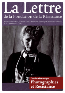 Photographies et Résistance - Fondation de la Résistance