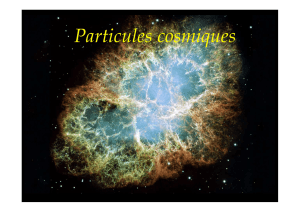 Particules cosmiques