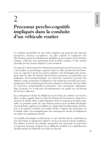 Chapitre 2. Processus psycho-cognitifs impliqués - iPubli